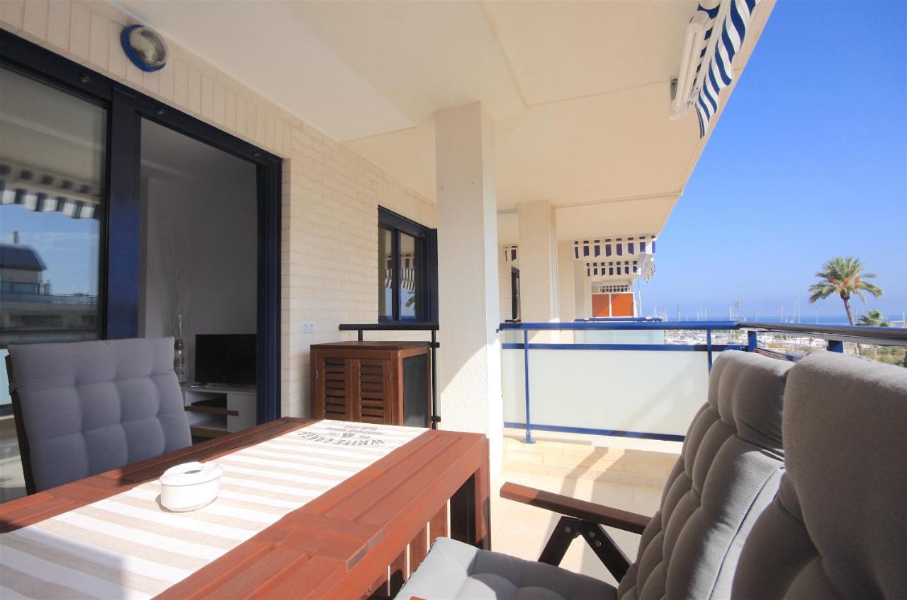 Apartamento Suenos De Mar Con Vistas Al Puerto By Costablancarent デニア エクステリア 写真